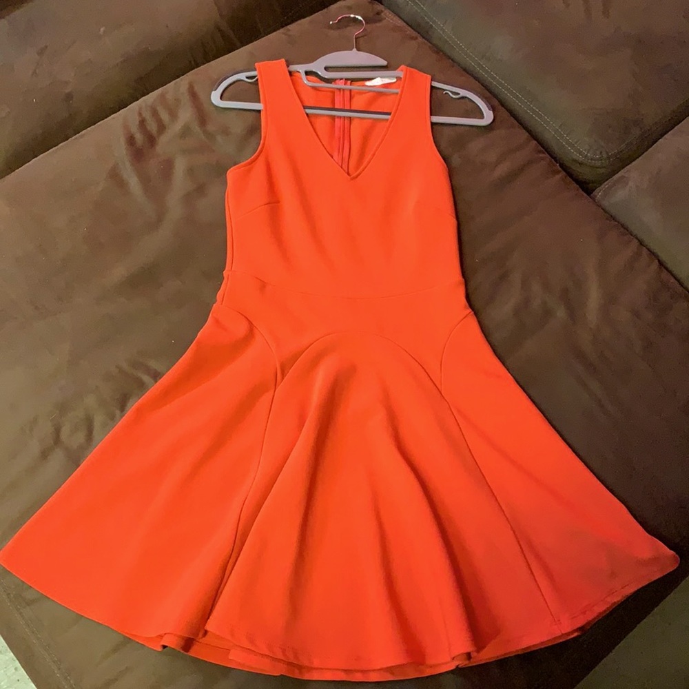 LUSH brand medium burnt orange mini dress